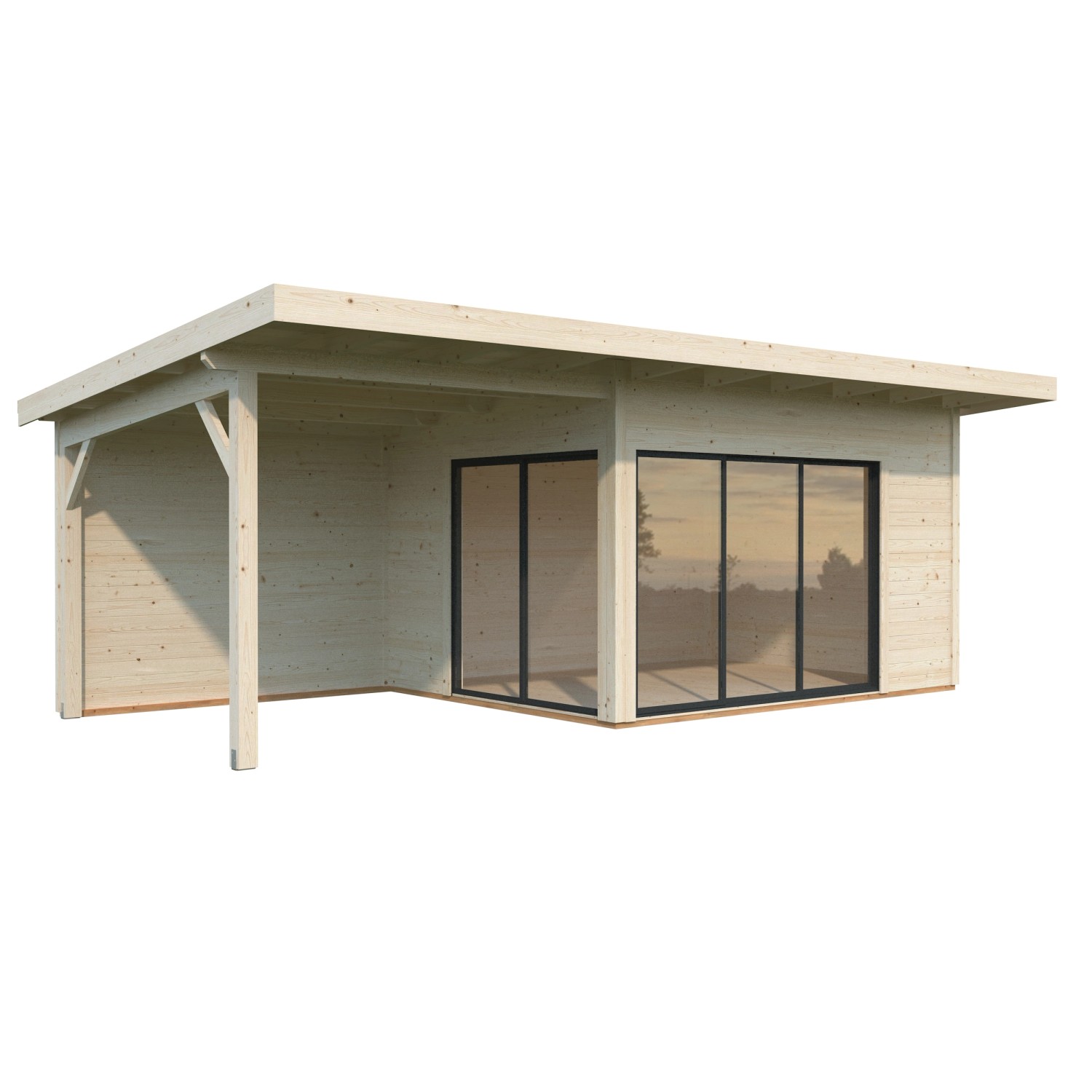 Palmako Gartenhaus Andrea Slide Transparent Tauchgrundiert 693 cm x 300 cm günstig online kaufen