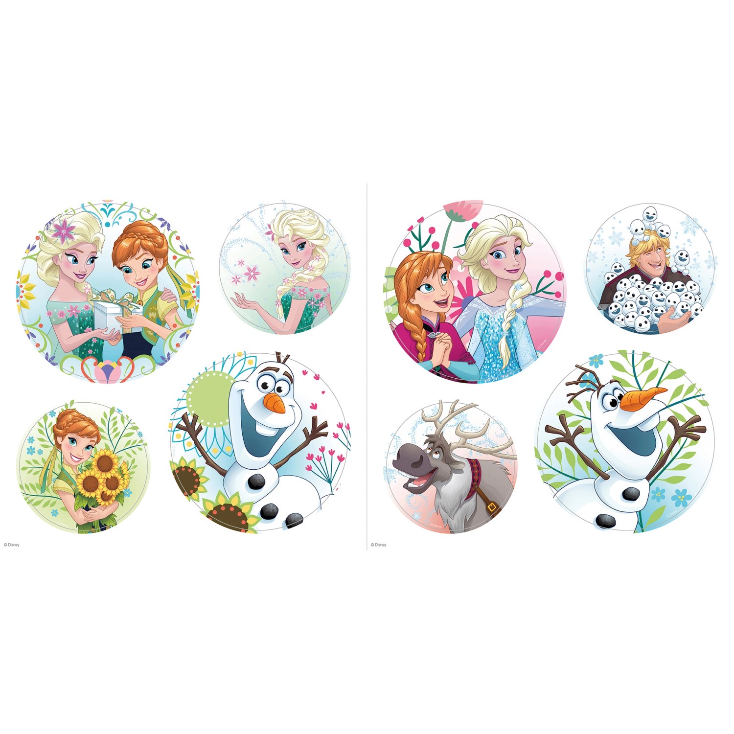 Komar Fenstersticker Frozen Springday 30 cm x 30 cm