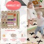 AIYAPLAY Balancierbalken Set für Kinder mit Balanciersteinen aus Holz. Fördert Gleichgewicht und Koordination.