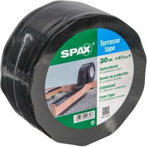 SPAX® Tape 87 PE, selbstklebend, 87mm x 30m Rolle für Terrassendielen Unterkonstruktion.