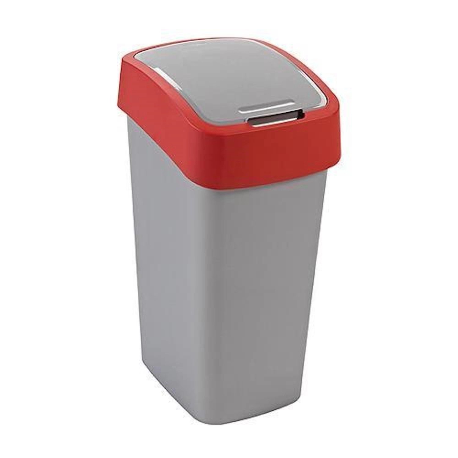 PROREGAL Abfallbehälter mit Schwing-/Klappdeckel  50 Liter Fassungsvermögen günstig online kaufen