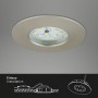 Briloner LED-Einbauleuchte Attach, 3er-Set, Nickel matt, für Innenräume.