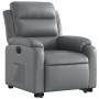 vidaXL Relaxsessel mit Aufstehhilfe Elektrisch Grau Kunstleder 3205059_4