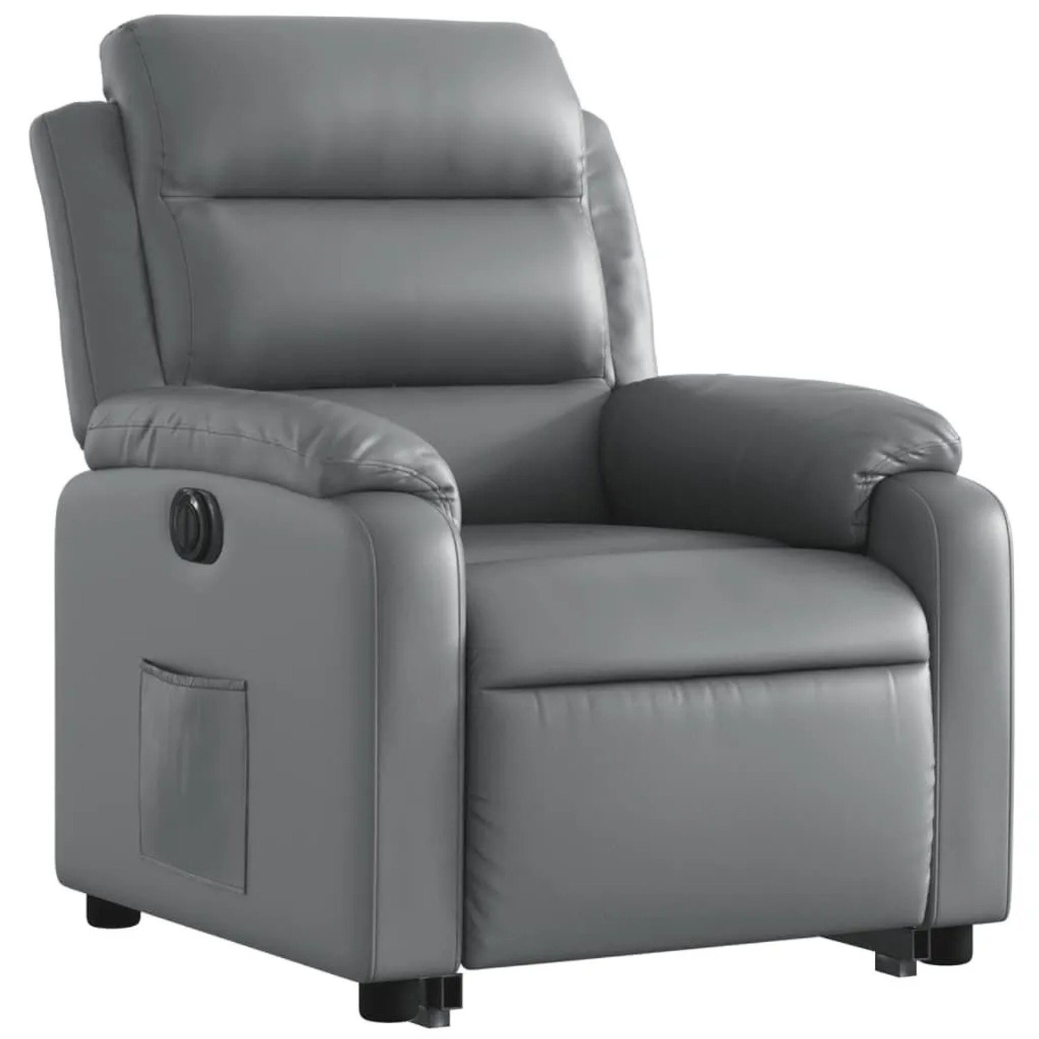 vidaXL Relaxsessel mit Aufstehhilfe Elektrisch Grau Kunstleder 3205059_4