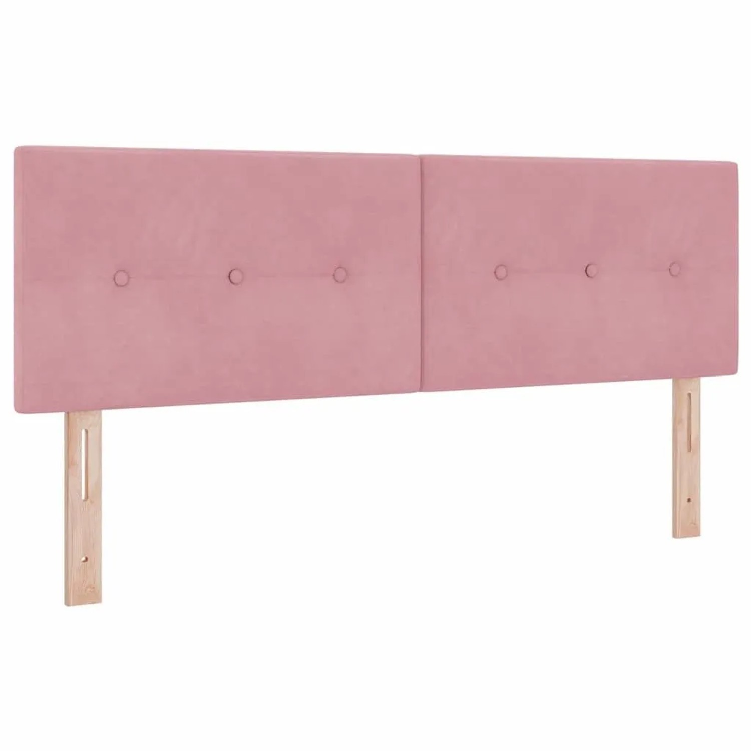 vidaXL Kopfteil mit Kopfteil Rosa 144 cm Kunstleder 42007162