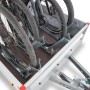 Stema Fahrradwippe auf Anhänger für den sicheren Transport von Fahrrädern und E-Bikes.