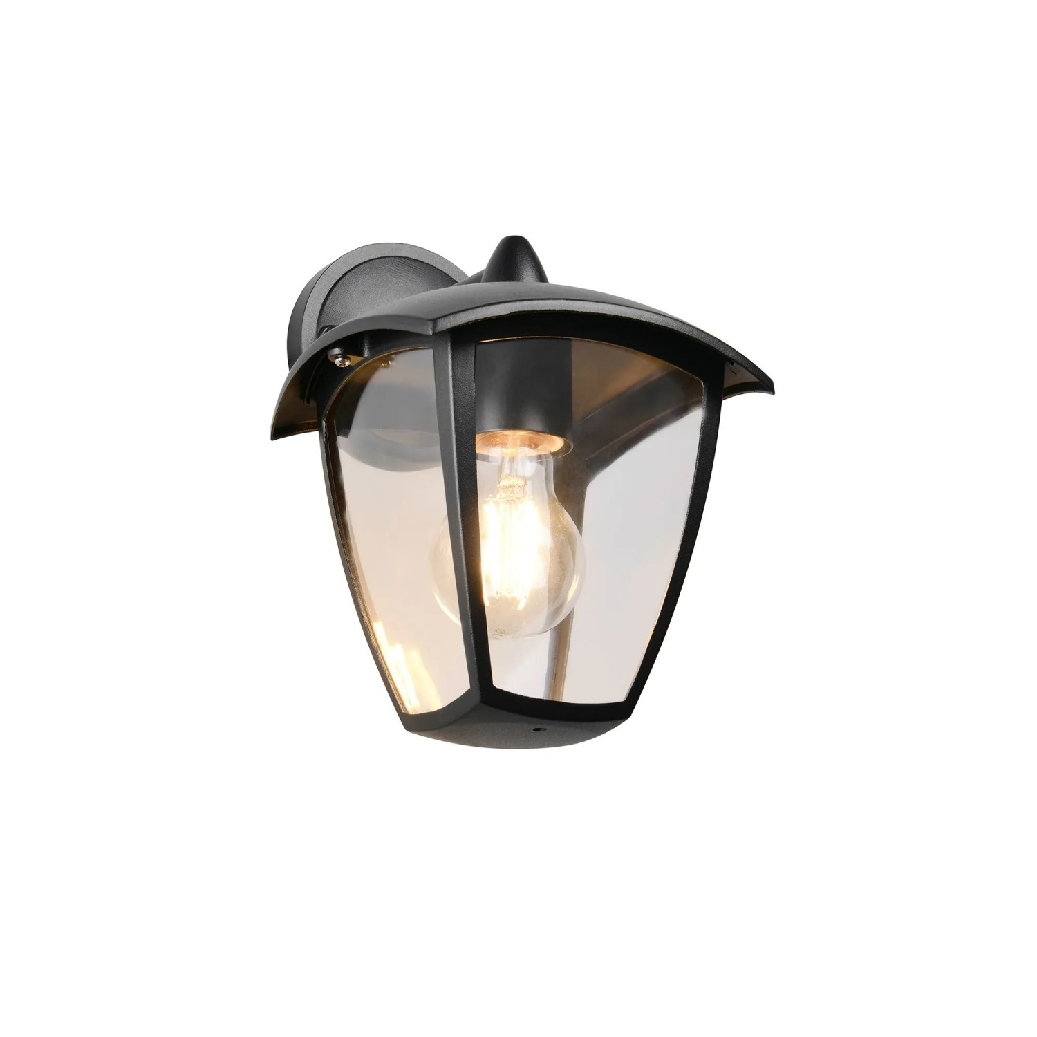 Trio LED-Laterne Venta Schwarz Matt 17 cm x 24 cm x 20 cm