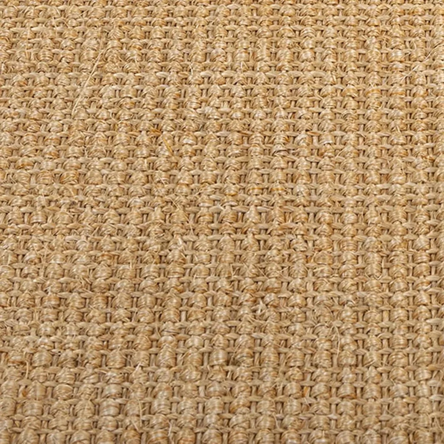 Detailansicht: Naturfarbener Sisal Teppich 100x150 cm, gewebte Textur.