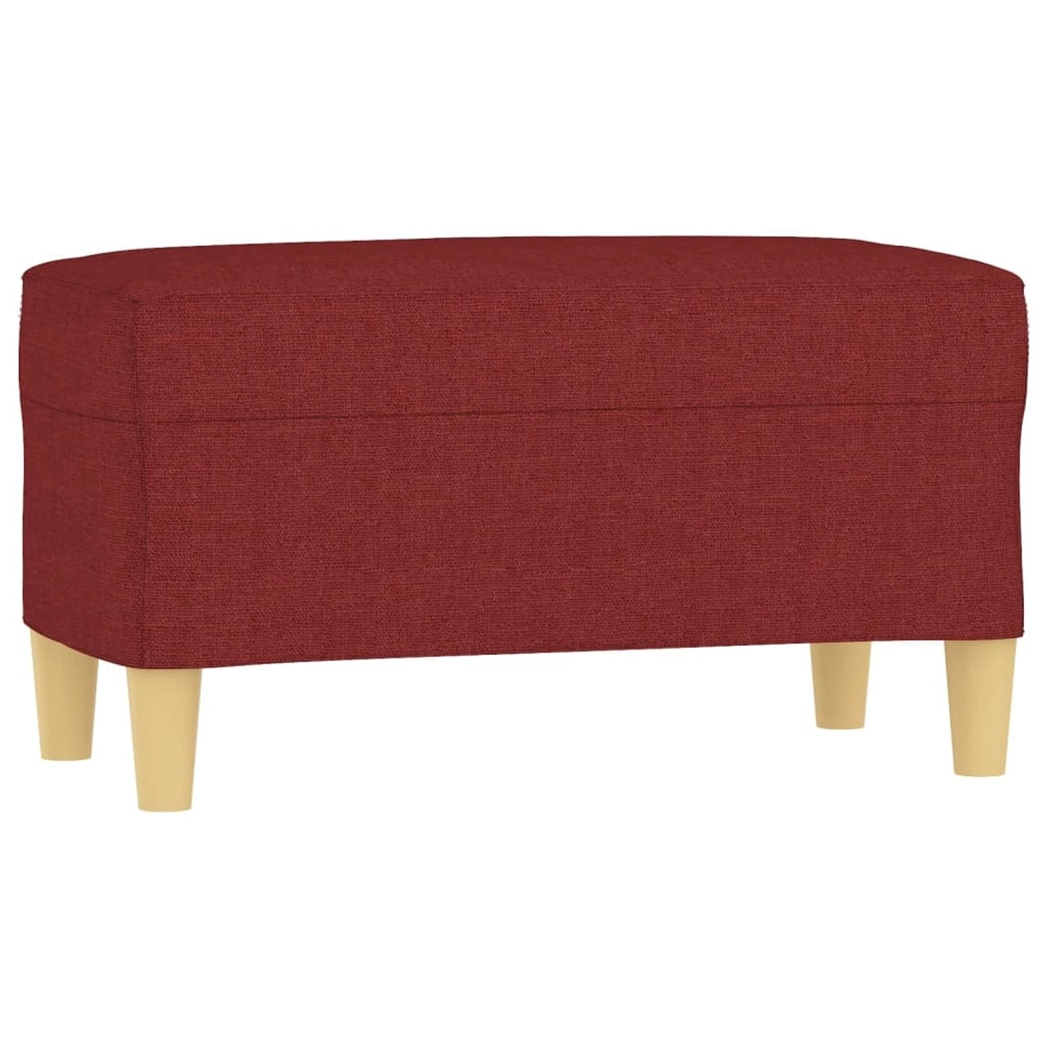 vidaXL Sitzbank Weinrot 70x35x41 cm Stoff 349373 günstig online kaufen