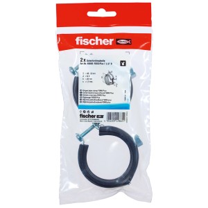 Fischer Gelenkrohrschelle FGRS Plus 1 1/2 B, 2er-Set zur Rohrbefestigung.