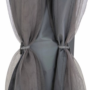 Sunjoy Netz für Matterhorn Multi-Pergola, grau, mit Halterung zur einfachen Befestigung.