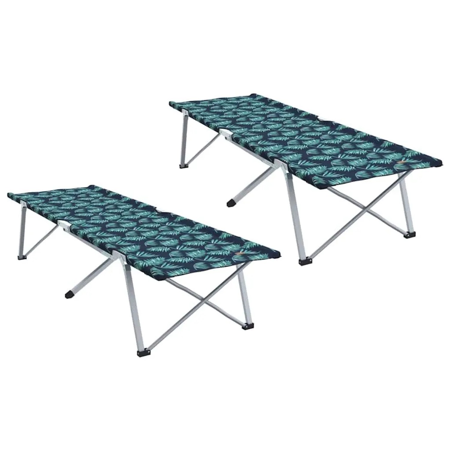 vidaXL Klapp Schlafbett fürs Camping 2 Stk Wald 194 x 62,5 x 42,5 cm 42003127