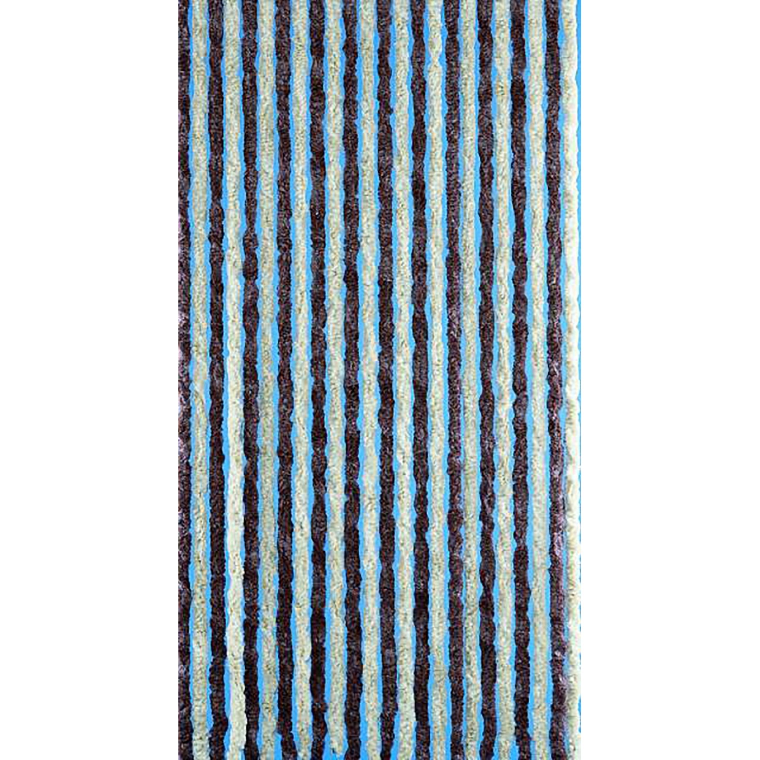 Türvorhang Flauschi Braun-Beige 100 cm x 200 cm günstig online kaufen