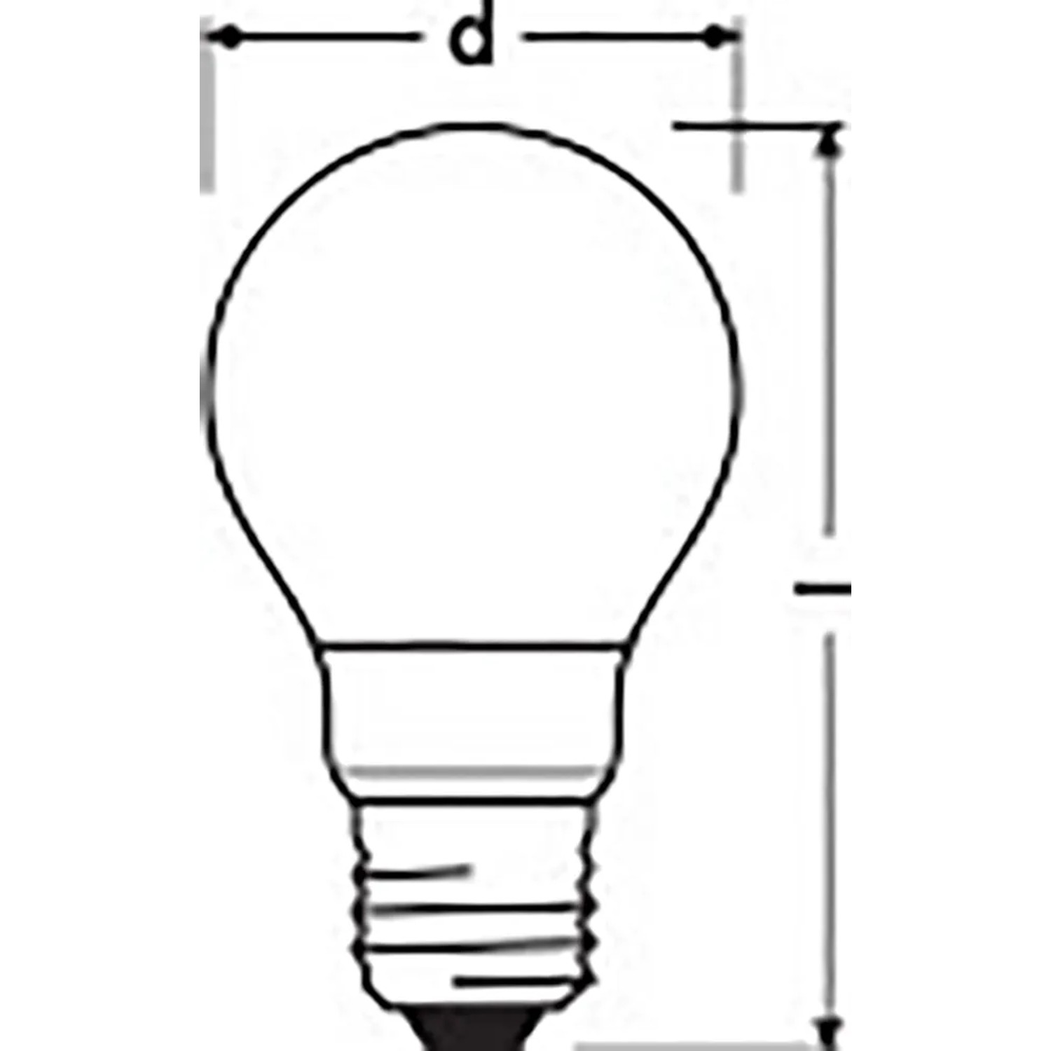 Abbildung einer Ledvance Smart+ LED Filament Lampe in Glühlampenform, Ø 6,7 cm.