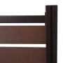 MCW Alu Mülltonnen-Zaun K57 Braun 130x110x6cm_6