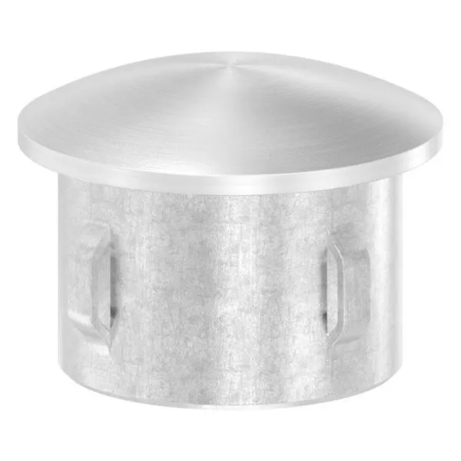 FeNau Endkappe Edelstahl V4A Für Rohr Ø 30 mm Wand 1,6-2,5 mm Gewölbt Zum Einschlagen