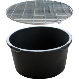 Intergarden Springbrunnenbecken 66cm Becken + Abdeckgitter Abdeckung Becken Springbrunnen