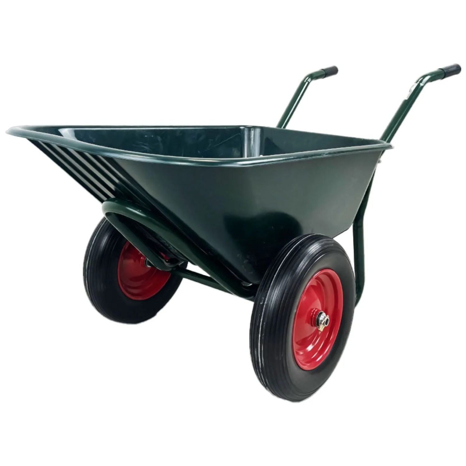 TRUTZHOLM 2 Rad Schubkarre 100L 160 kg Traglast mit Vollgummi Rädern