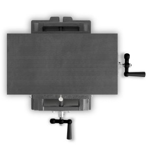 EBERTH Kreuztisch 200x360 mm, Arbeitstisch für präzise Bohr- und Fräsarbeiten.