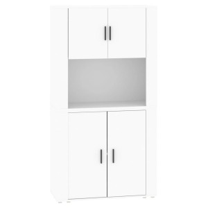 vidaXL Highboard Weiß Holzwerkstoff 3185351