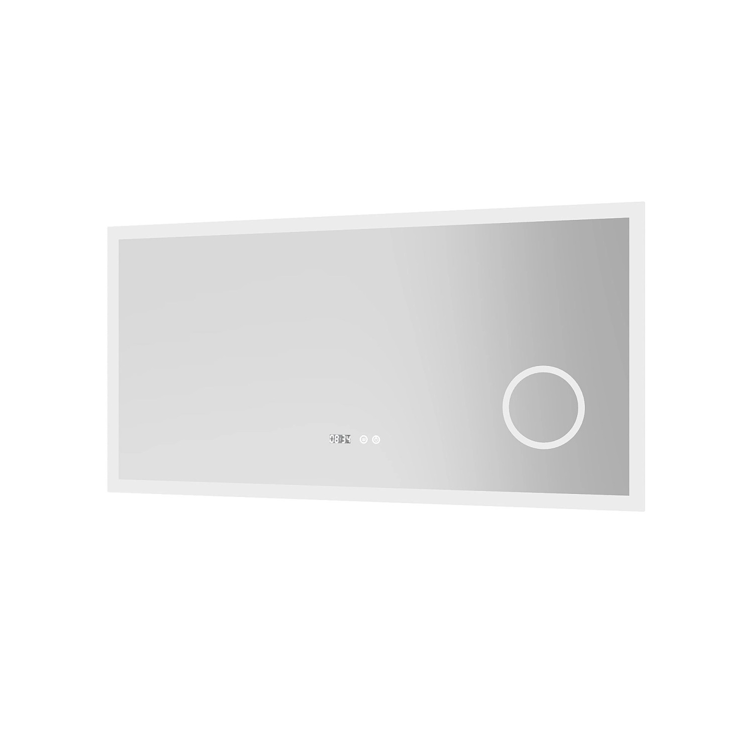 Aquabatos Badspiegel mit Beleuchtung LED Wandspiegel 120 x 60 cm Spiegel Sc günstig online kaufen