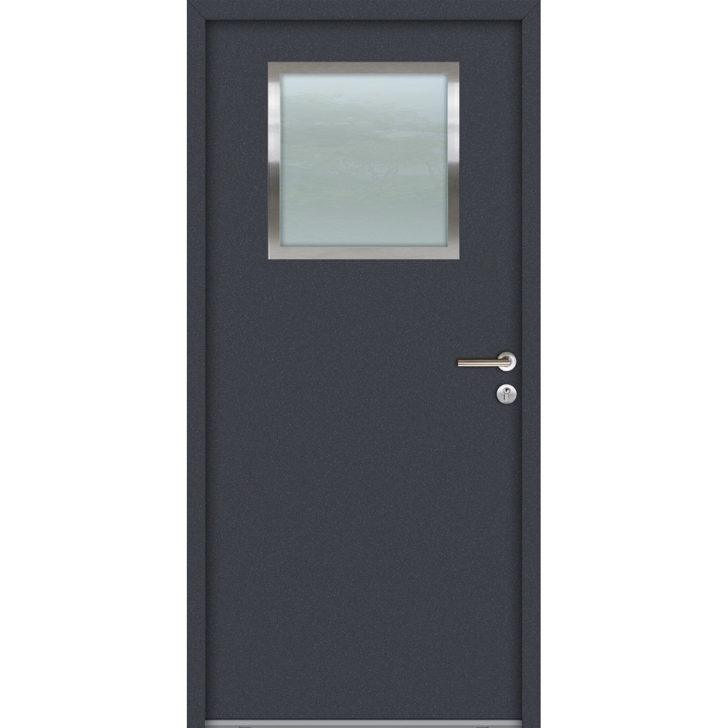 FM Türen NBT56 Modell K1 1000 x 2000 Anthrazit Rechts