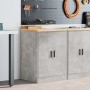 vidaXL Garagen-Aufbewahrungsschrank Betongrau Massivholz Kiefer 860574_2