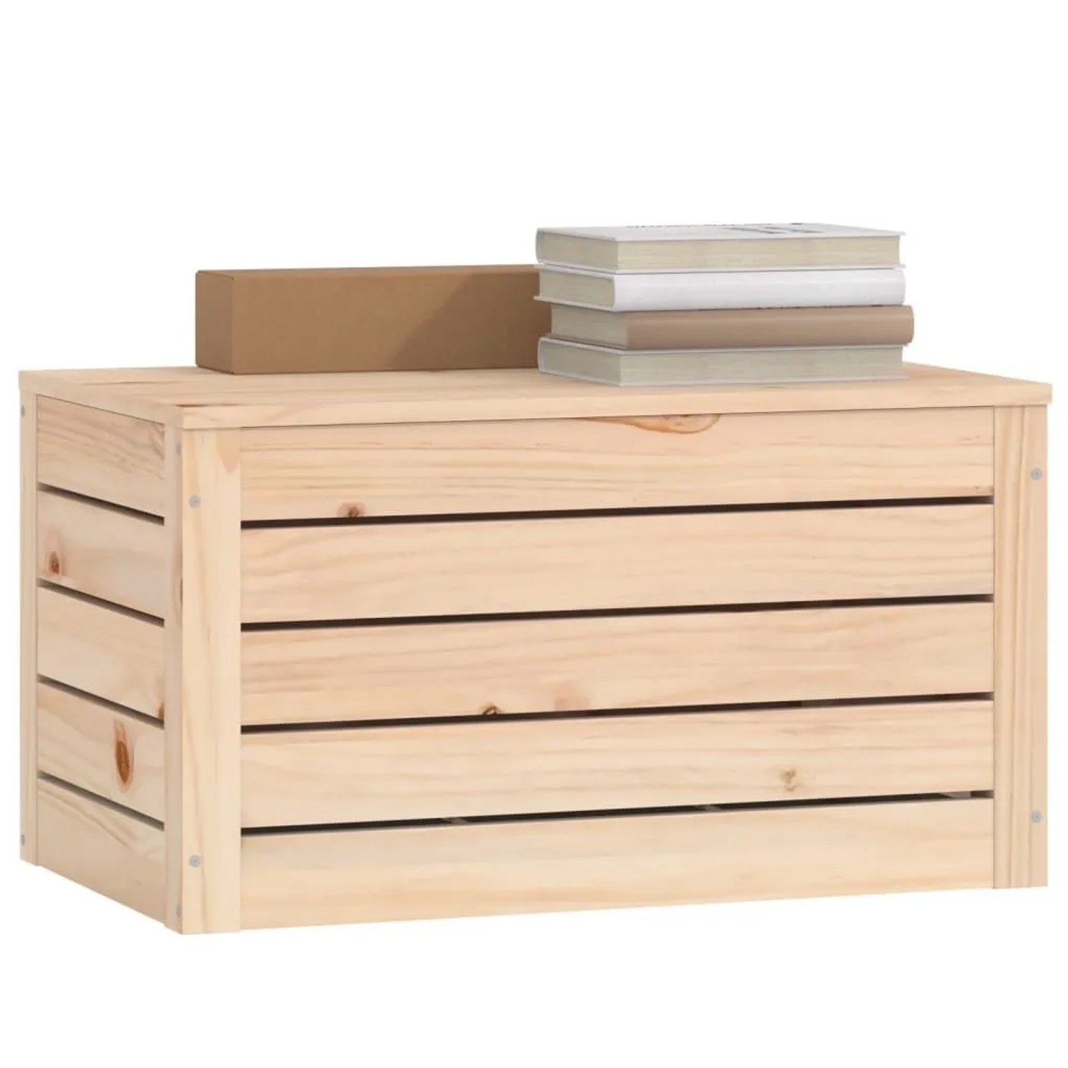 vidaXL Truhe 89x36,5x33 cm Massivholz Kiefer 823619_4
