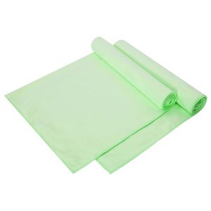 vidaXL Sporthandtücher 2 Stk Grün 140 x 70 cm Polyester und Polyamid 42011479