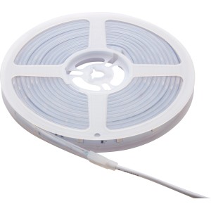 Aufgerollter 5 m LED Stripe Outdoor RGB für Außen-Dekobeleuchtung.