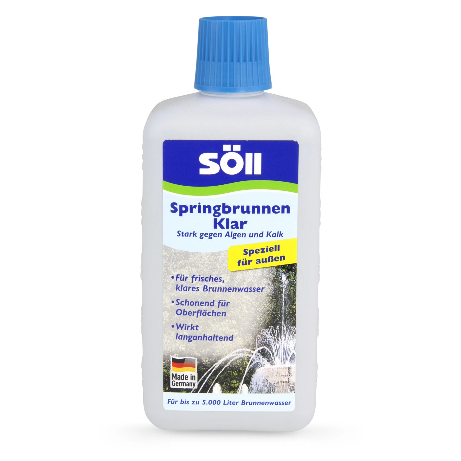 Söll 500ml SpringbrunnenKlar gegen Algen & Kalk