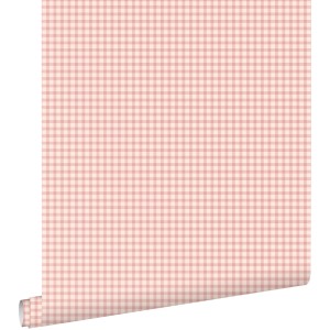 ESTAhome Tapete Karomuster Terrakottarosa 50 X 900 Cm 131641