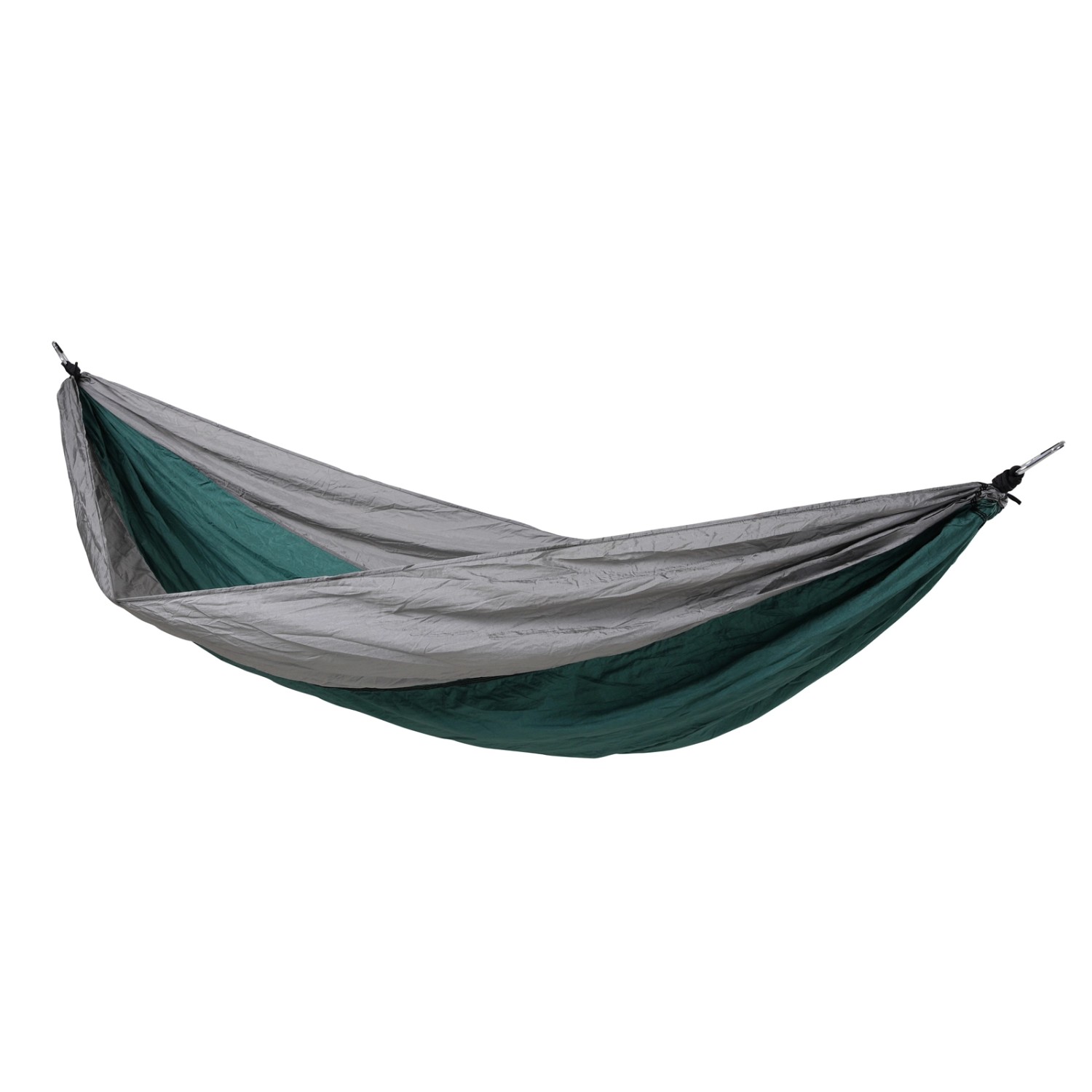 Image of Svita Hängematte Outdoor Camping Ultraleicht Befestigung 1-2 Personen Grün Hellgrau