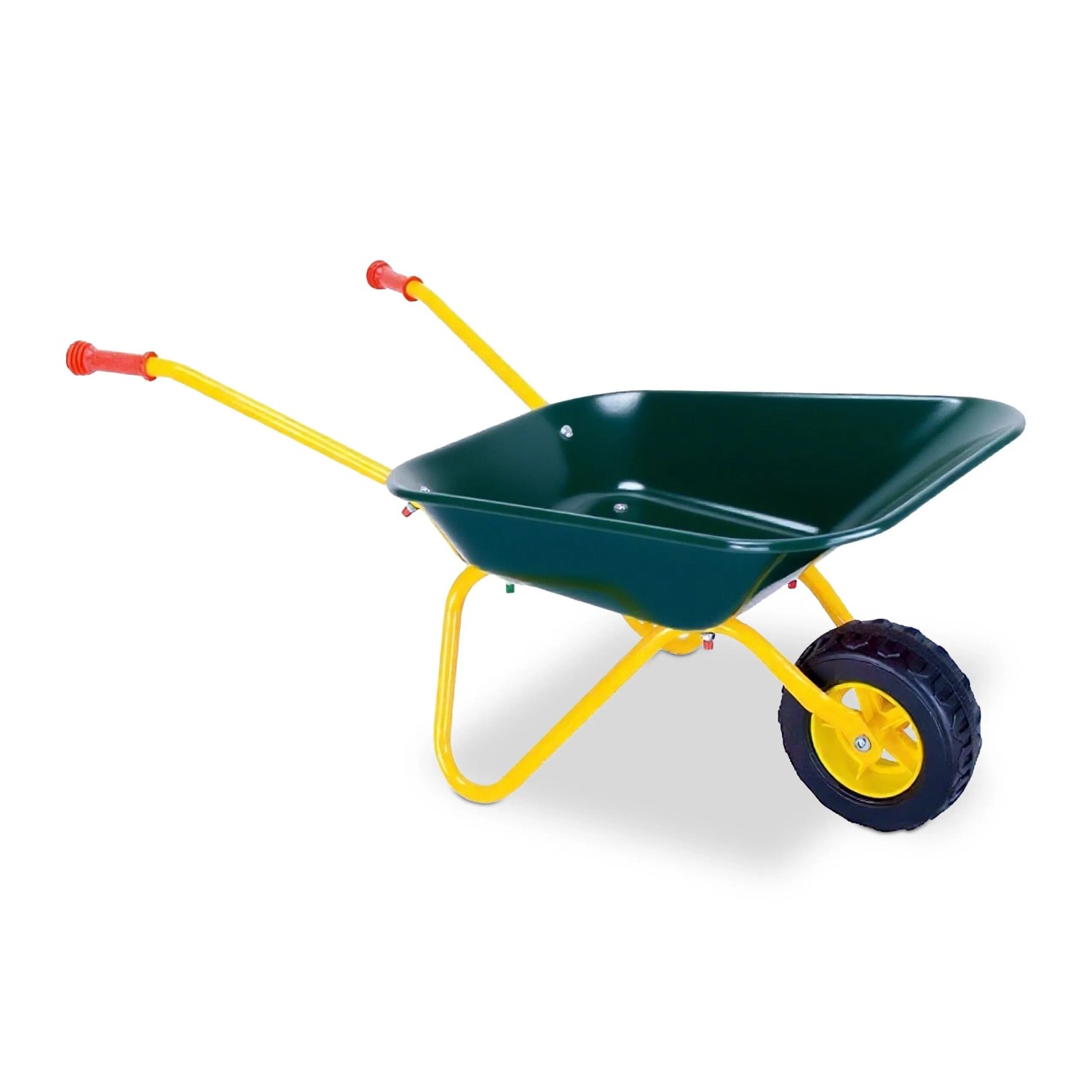 Relaxdays Schubkarre für Kinder Eisen PE Grün 43 cm x 74 cm x 36 cm 2,1 kg