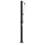 vidaXL Außen Solardusche Schwarz 217 cm PVC und Aluminium 42003409