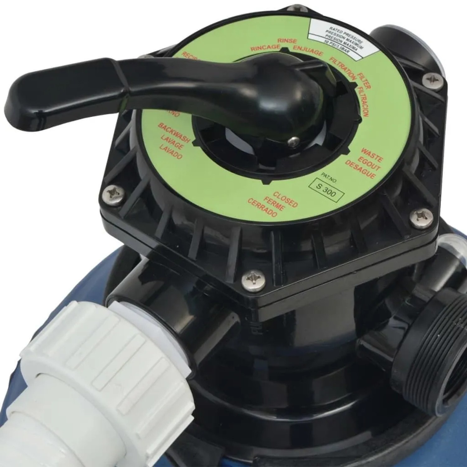 vidaXL Sandfilterpumpe 1000 W 16.800 L/h XL 91170_4