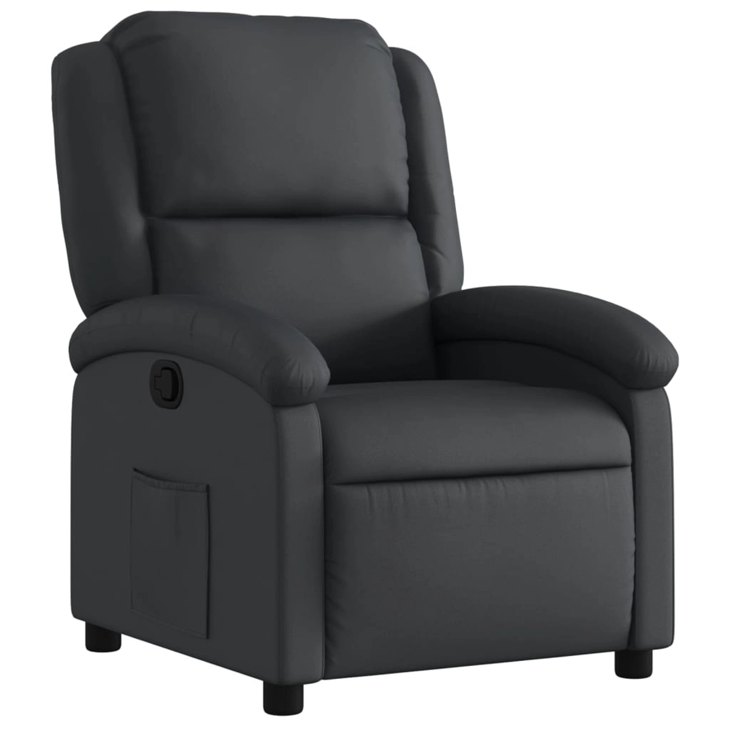 vidaXL Relaxsessel Echtleder Schwarz 3205920 günstig online kaufen