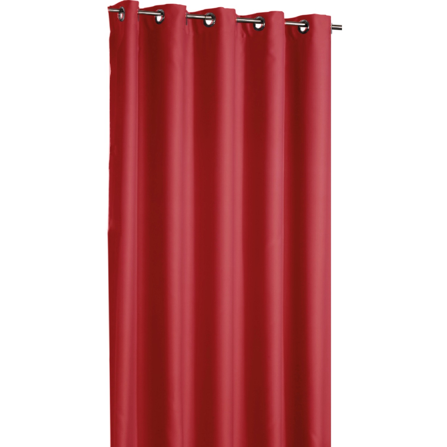 Arsvita Verdunkelungsgardine Ösen Shadow 270 cm x 245 cm Rot günstig online kaufen