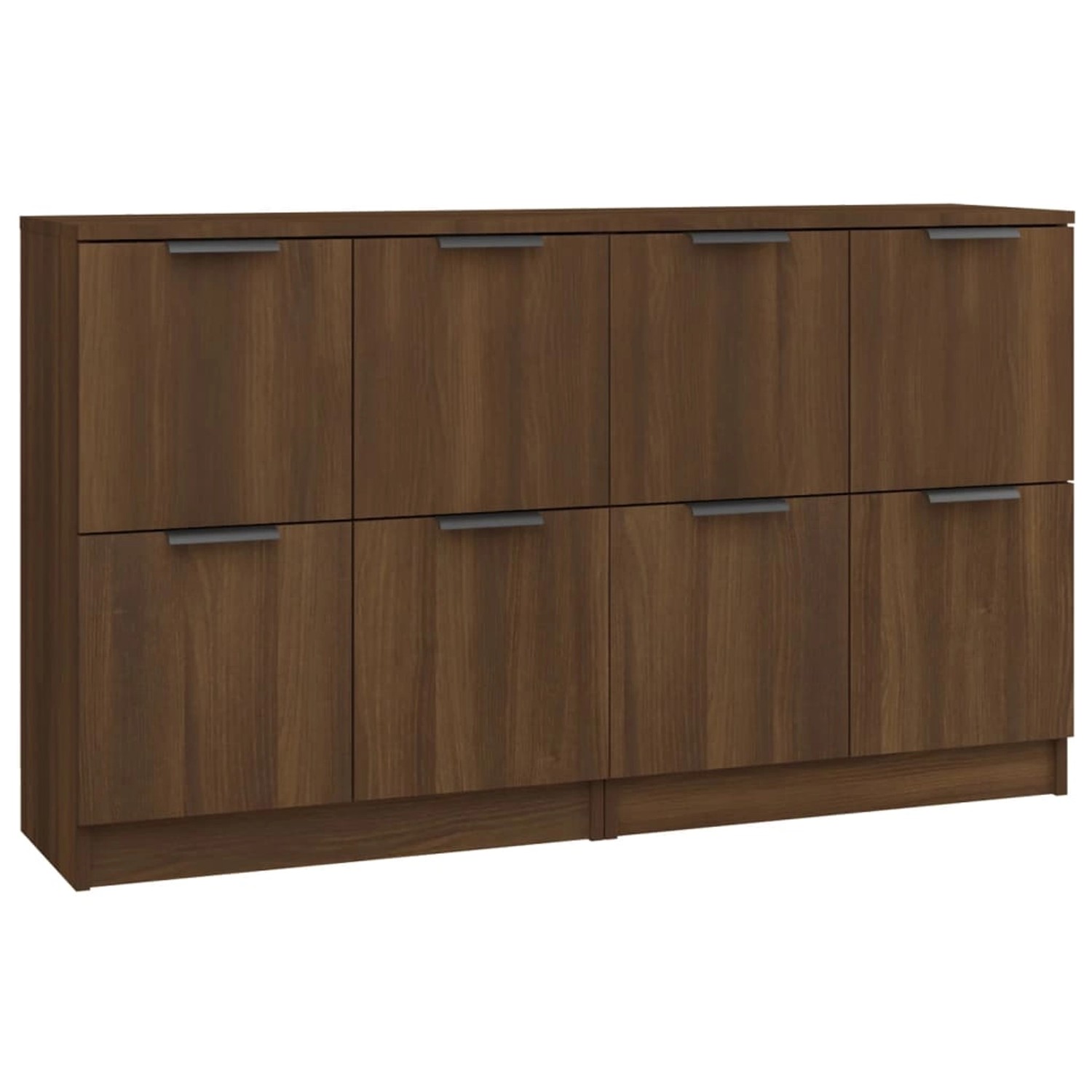 vidaXL Sideboards 2 Stk Braun Eichen-Optik 60x30x70 cm Holzwerkstoff 311581 günstig online kaufen