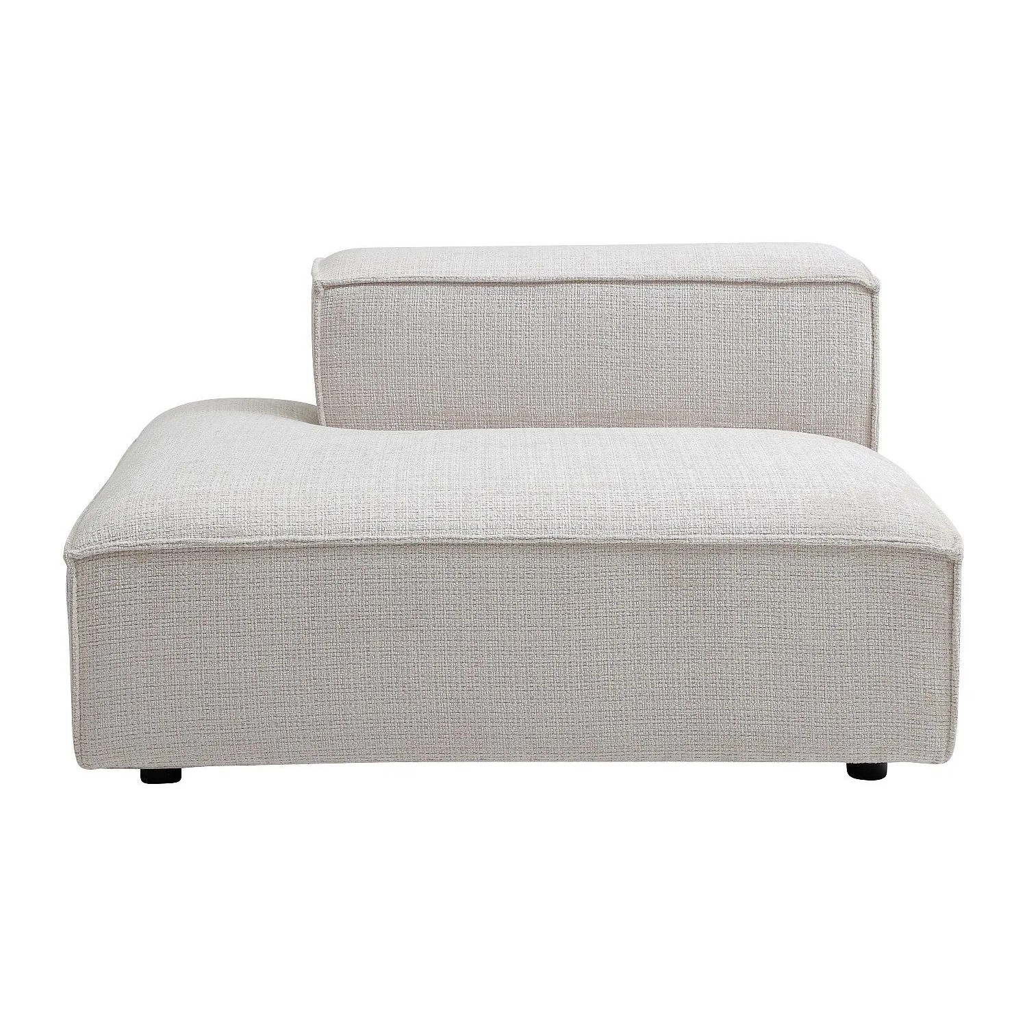 Vente-unique Recamiere Ohne Schlaffunktion Ruzolo Beige 120 cm