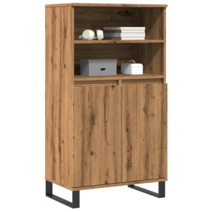 vidaXL Highboard Artisan-Eiche 60x36x110 cm Holzwerkstoff 857461