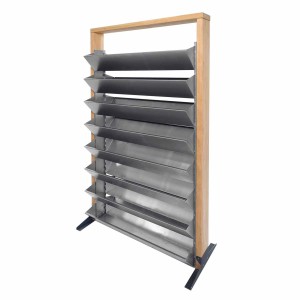 Bellissa Vertikal Hochbeet Inalto L16 mit 8 Pflanzkästen aus Douglasie und verzinktem Stahl.