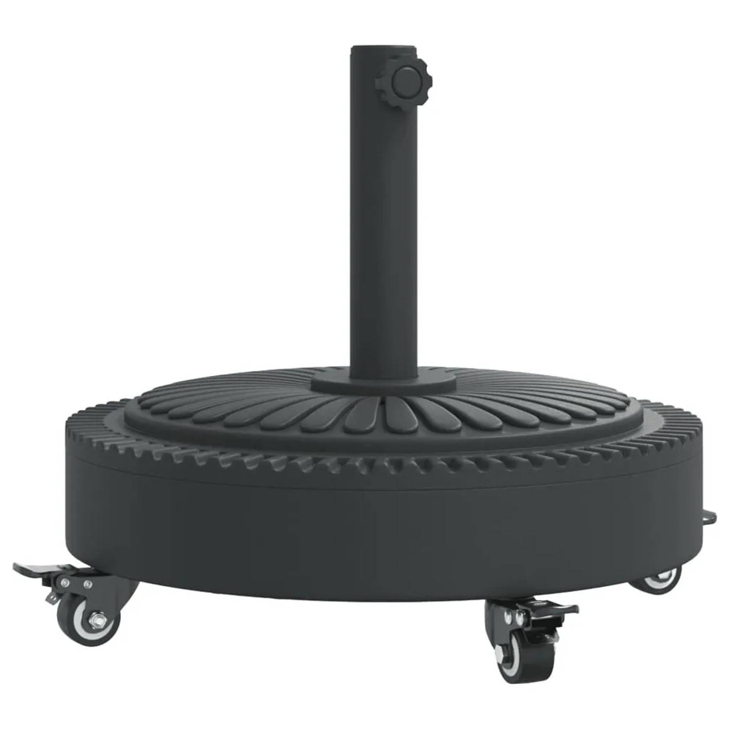 vidaXL Sonnenschirmständer mit Rollen für Ø38/48 mm Mast 27 kg Rund 4007982