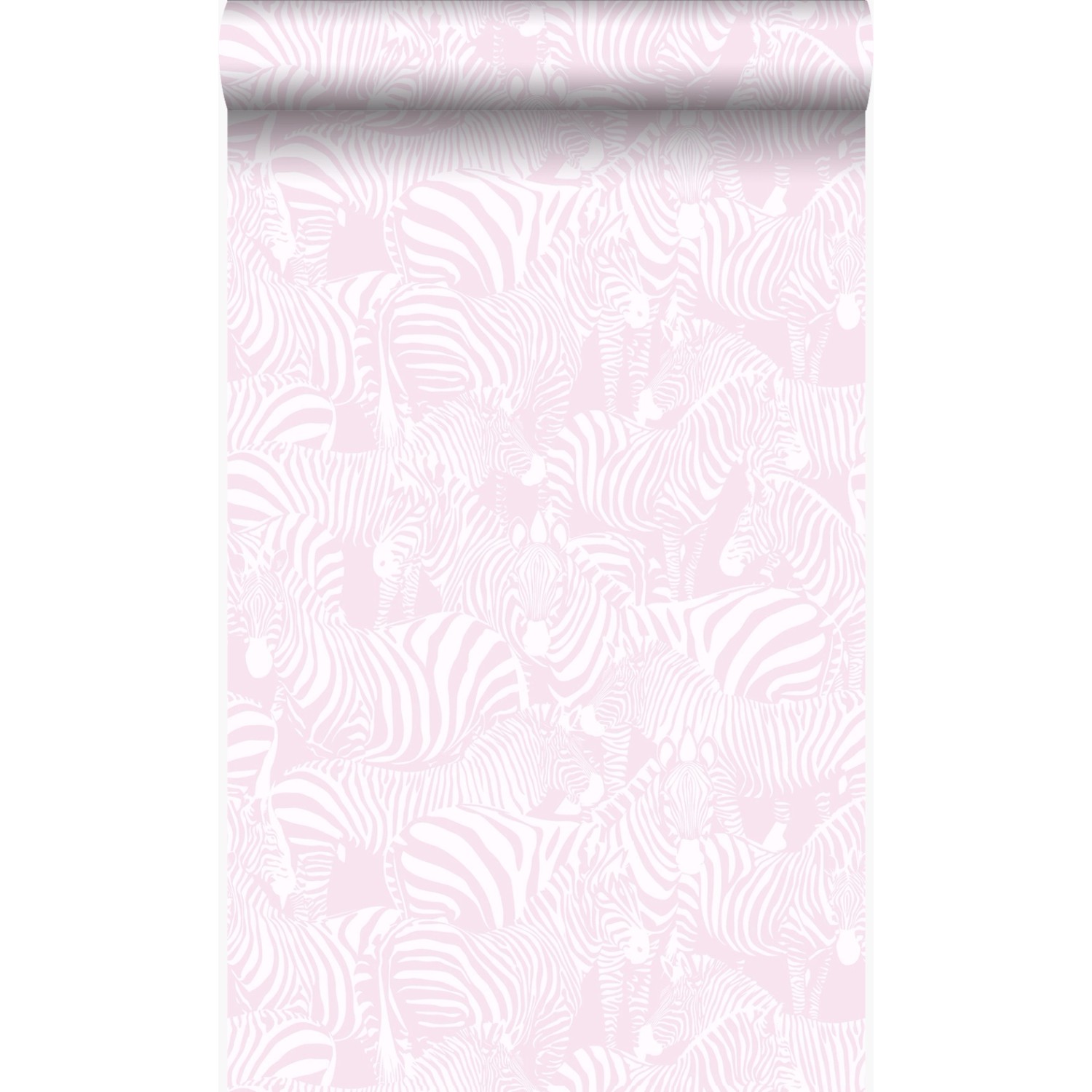 Origin Wallcoverings Tapete Zebras Hellrosa 53 cm x 10.05 m günstig online kaufen