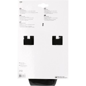 Fischer Satteltasche Wasserdicht M, schwarze Fahrradtasche mit Rollverschluss und Befestigungsgurten.