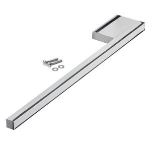 SOTECH Aluminium Handtuchhalter PARAT II 390 x 60 x 15 mm Chrom Poliert für Schrankmontage