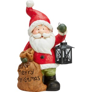 Teelichthalter Weihnachtsmann 22,5 cm x 17 cm x 40,5 cm