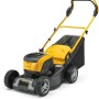 Stiga Akku-Rasenmäher Collector 543 AE mit Akku und Ladegerät, gelb/schwarz.