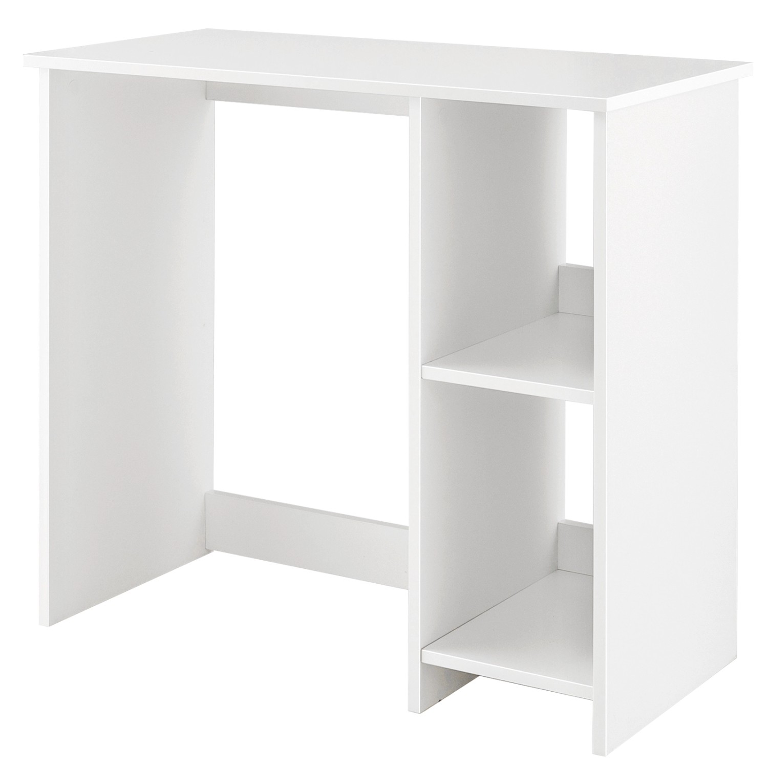 Costway Kleiner Schreibtisch PC-Tisch Weiß 80 x 40 x 74 cm günstig online kaufen