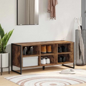 vidaXL Schuhschrank Raucharbe 60 x 35 x 44 cm Holzwerkstoff 886452